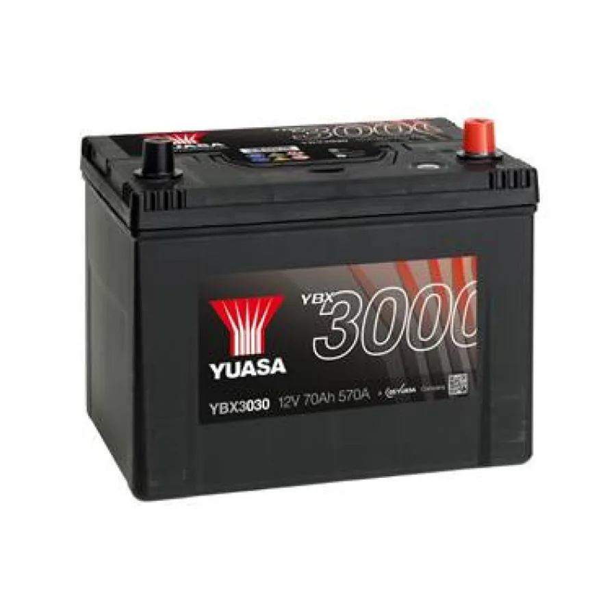 Yuasa 12V 72Ah SMF Battery Japan YBX3030 (0)