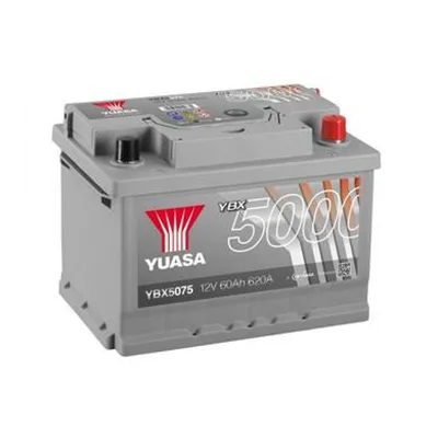 Yuasa 12V 60Ah Silver High Performance Battery YBX5075 (0)