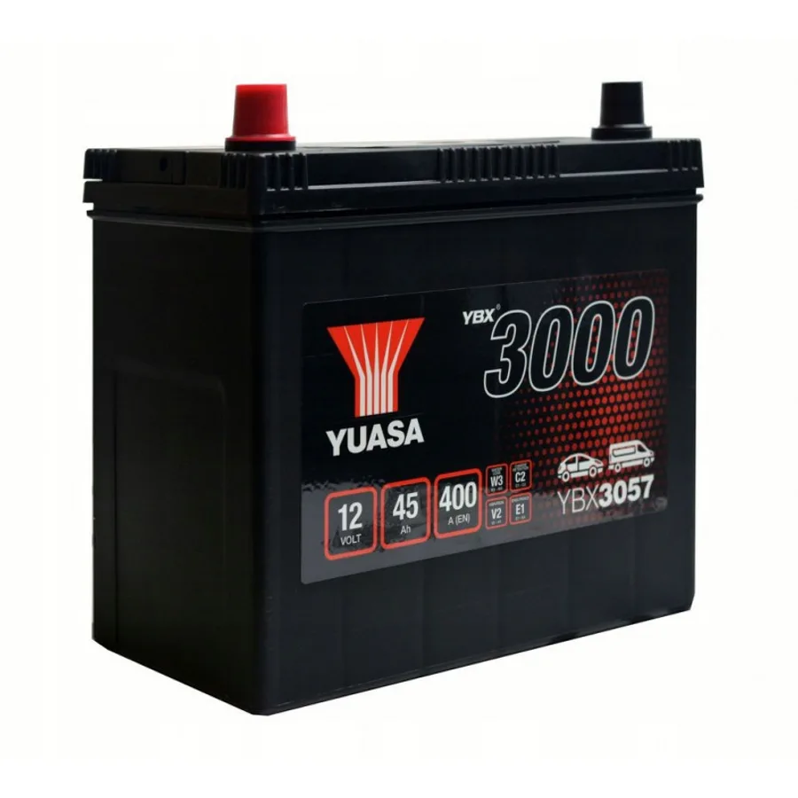 Yuasa 12V 45Ah  SMF Battery Japan YBX3057 (1)