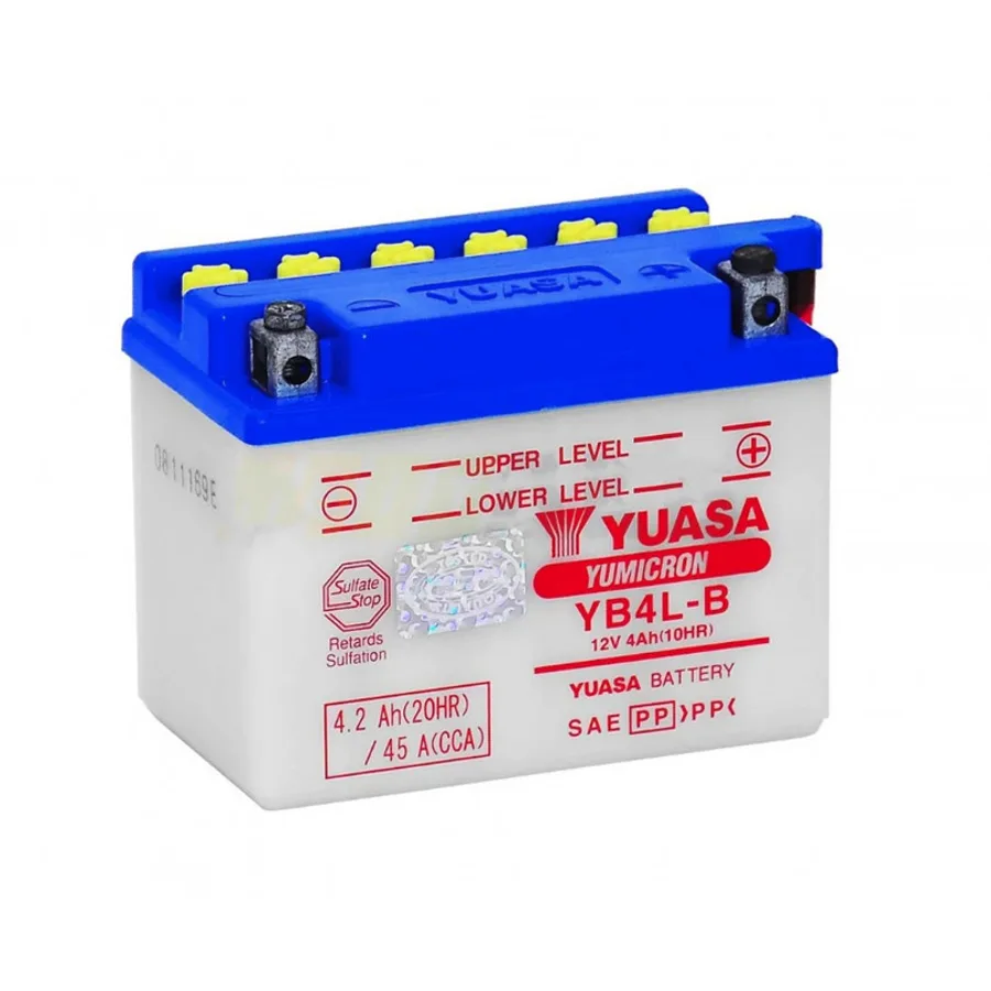 МОТО Yuasa 12V 4,2Ah  YuMicron Battery YB4L-B(сухозаряжений)