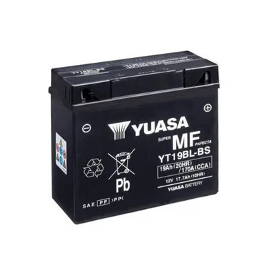 МОТО Yuasa 12V 19Ah MF VRLA Battery YT19BL-BS(сухозаряжений)