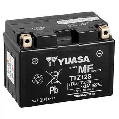 МОТО Yuasa 12V 11,6Ah MF VRLA Battery AGM TTZ12S(сухозаряжений)
