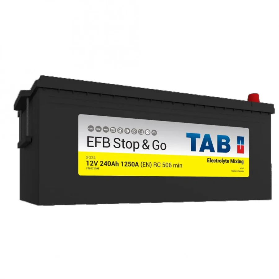 240 Ah/12V TAB EFB Truck (3)