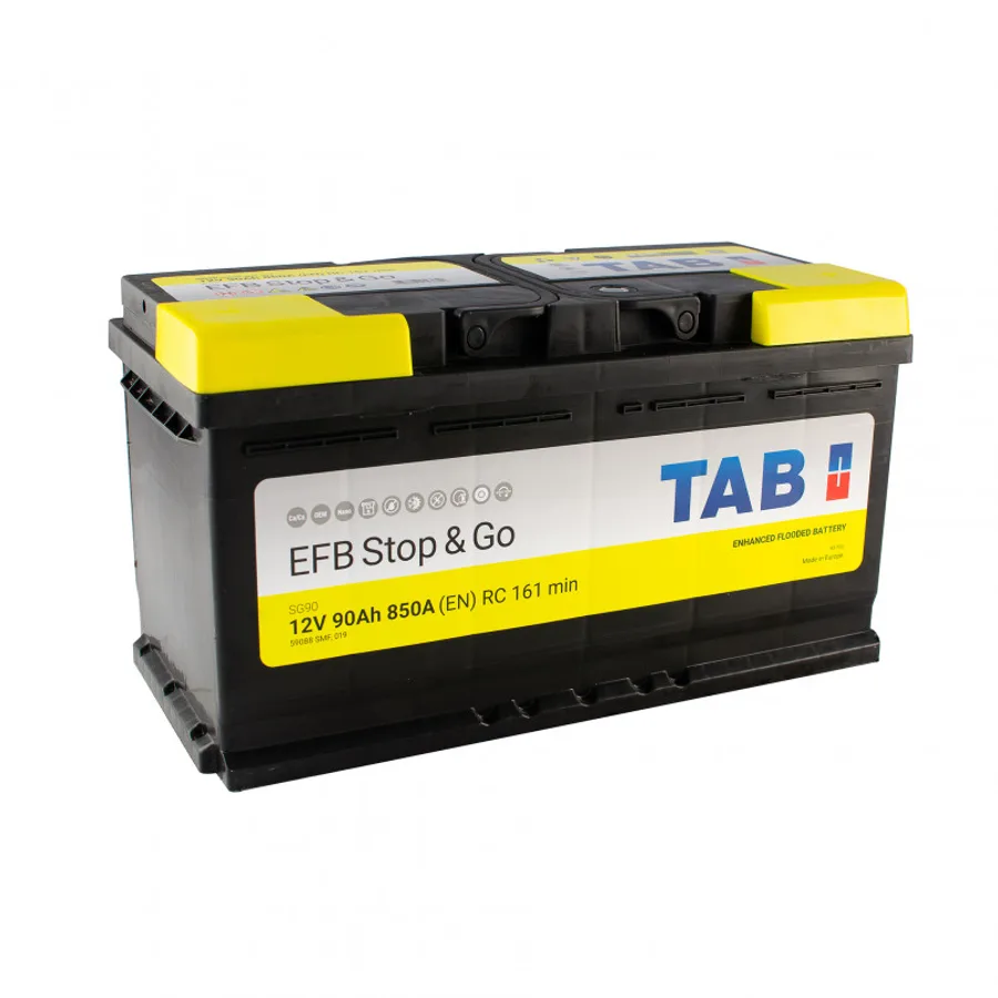 90 Ah/12V TAB EFB (0) Euro