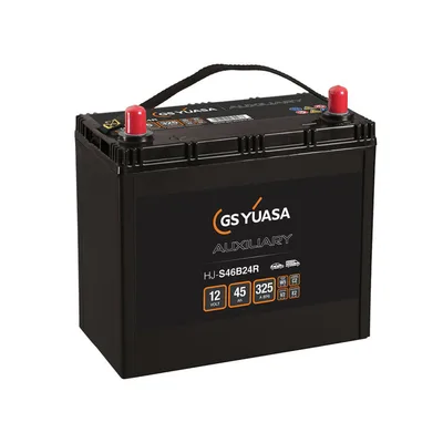 Yuasa 12V 45Ah Auxiliary AGM Battery Japan HJ-S46B24R (1)