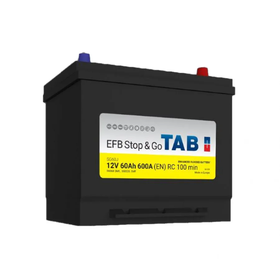 65 Ah/12V TAB EFB JIS Euro (0)