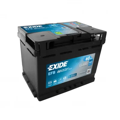 60 Ah/12V EXIDE EFB Euro EL600