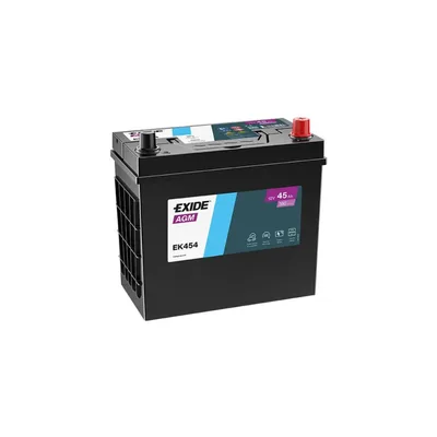 45 Ah/12V EXIDE AGM JIS Euro EK454