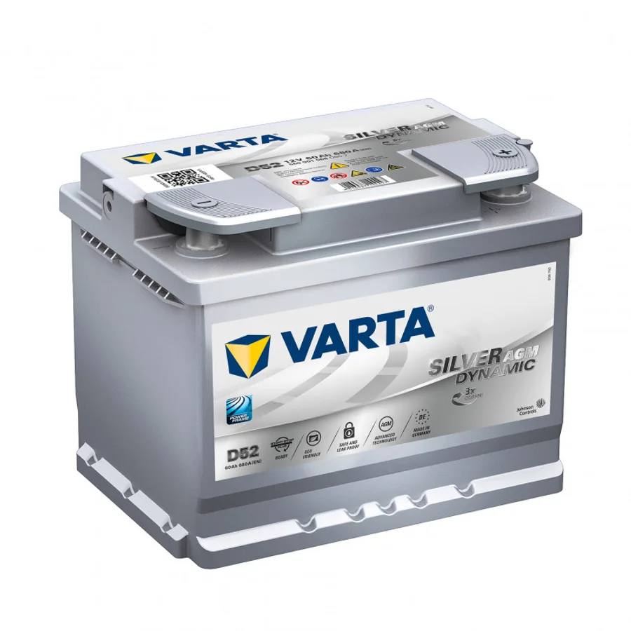 VARTA 60Ач Start Stop plus AGM D52 (A8) (0)