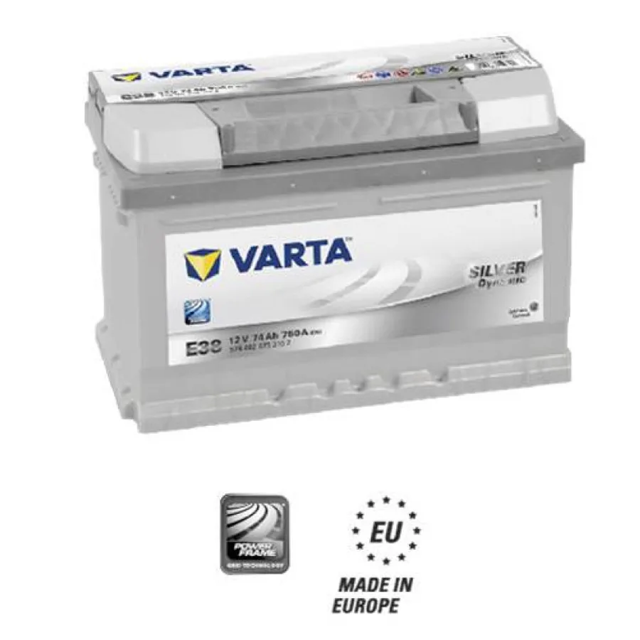 VARTA 74Ач Silver Dynamic E38 (0)