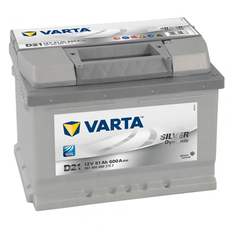 VARTA 61Ач Silver Dynamic D21 (0)