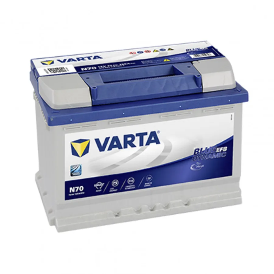 VARTA 70Ач Blue Dynamic EFB N70 (0)
