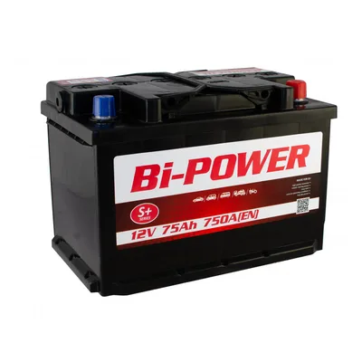 75 Аh/12V NEW!!!  Euro BI-Power  750A(EN)  (0)